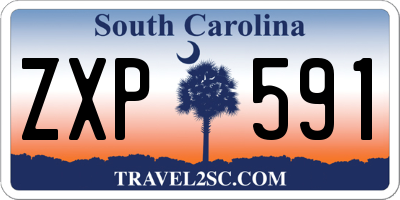 SC license plate ZXP591