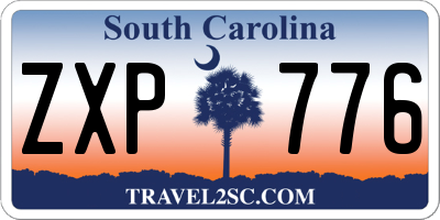 SC license plate ZXP776