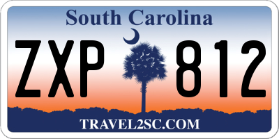 SC license plate ZXP812