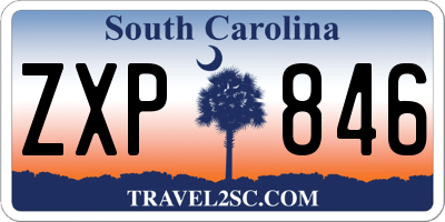 SC license plate ZXP846