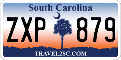 SC license plate ZXP879