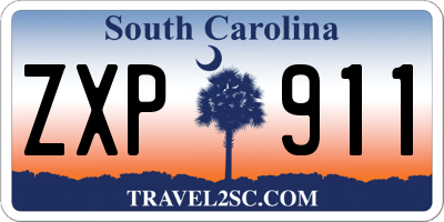 SC license plate ZXP911