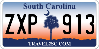 SC license plate ZXP913