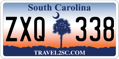 SC license plate ZXQ338