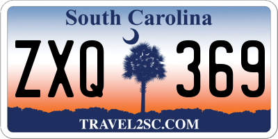 SC license plate ZXQ369