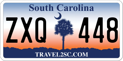 SC license plate ZXQ448
