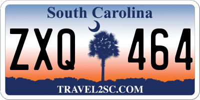 SC license plate ZXQ464