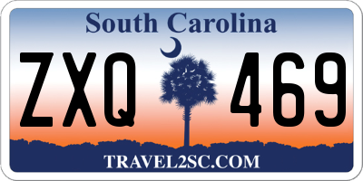 SC license plate ZXQ469