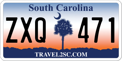 SC license plate ZXQ471