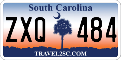 SC license plate ZXQ484