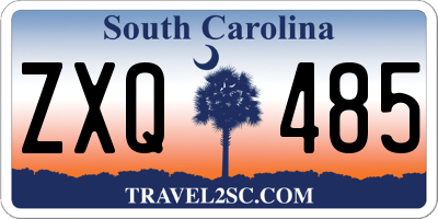 SC license plate ZXQ485