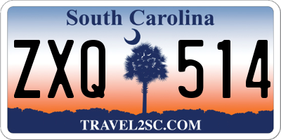 SC license plate ZXQ514