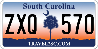 SC license plate ZXQ570