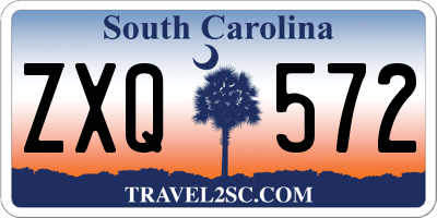 SC license plate ZXQ572