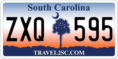 SC license plate ZXQ595