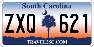SC license plate ZXQ621