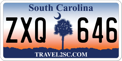 SC license plate ZXQ646