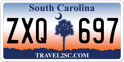 SC license plate ZXQ697