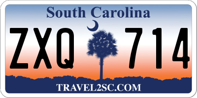 SC license plate ZXQ714