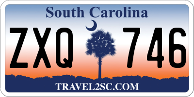 SC license plate ZXQ746