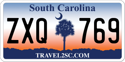 SC license plate ZXQ769