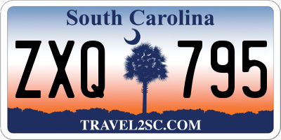 SC license plate ZXQ795