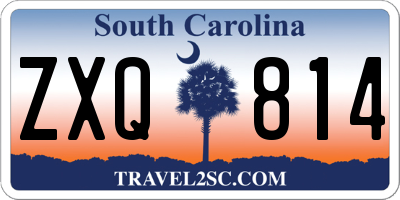 SC license plate ZXQ814