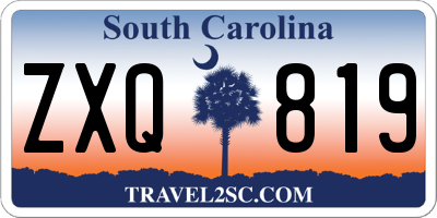 SC license plate ZXQ819