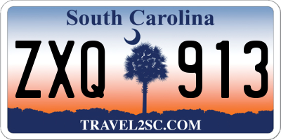 SC license plate ZXQ913