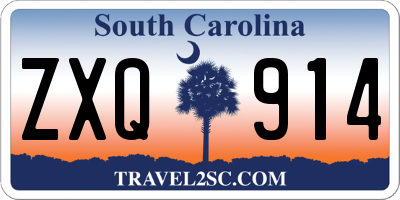 SC license plate ZXQ914