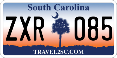 SC license plate ZXR085