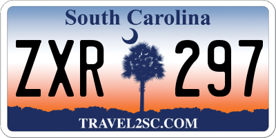 SC license plate ZXR297