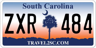SC license plate ZXR484