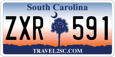 SC license plate ZXR591