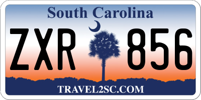 SC license plate ZXR856