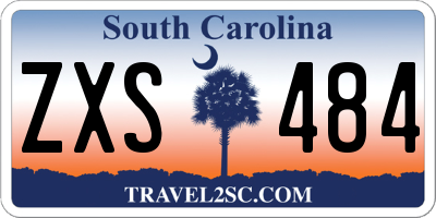 SC license plate ZXS484