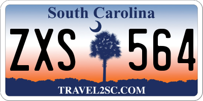 SC license plate ZXS564