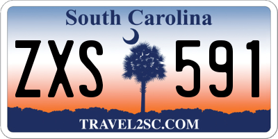 SC license plate ZXS591
