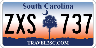 SC license plate ZXS737