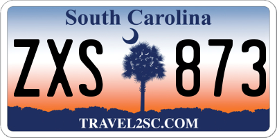 SC license plate ZXS873