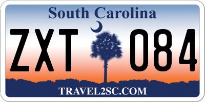 SC license plate ZXT084