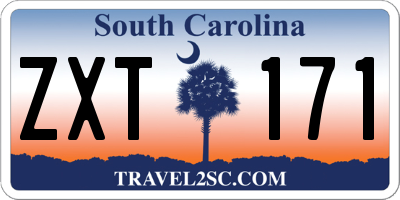 SC license plate ZXT171