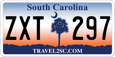 SC license plate ZXT297