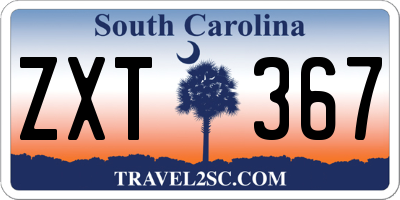 SC license plate ZXT367