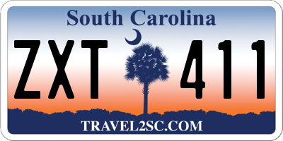 SC license plate ZXT411