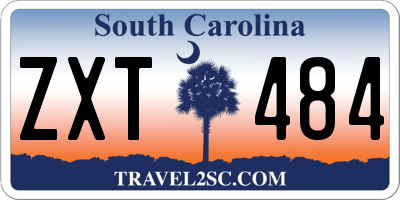 SC license plate ZXT484