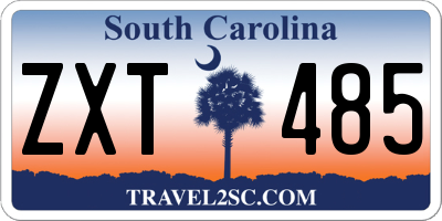 SC license plate ZXT485