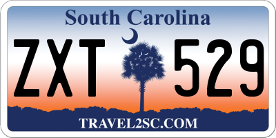 SC license plate ZXT529