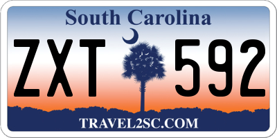 SC license plate ZXT592