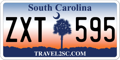 SC license plate ZXT595